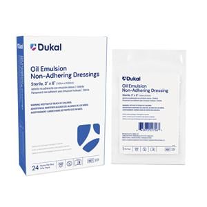 Gauze Oil Emulsion Dressing 3x8" Sterile Non-Adherent Not Made Wi...