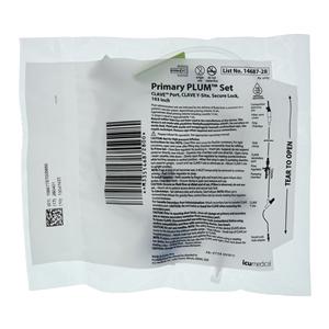 PlumSet IV Set Y-Site 15 Drops/mL Priming Volume 19mL 103" Secure...