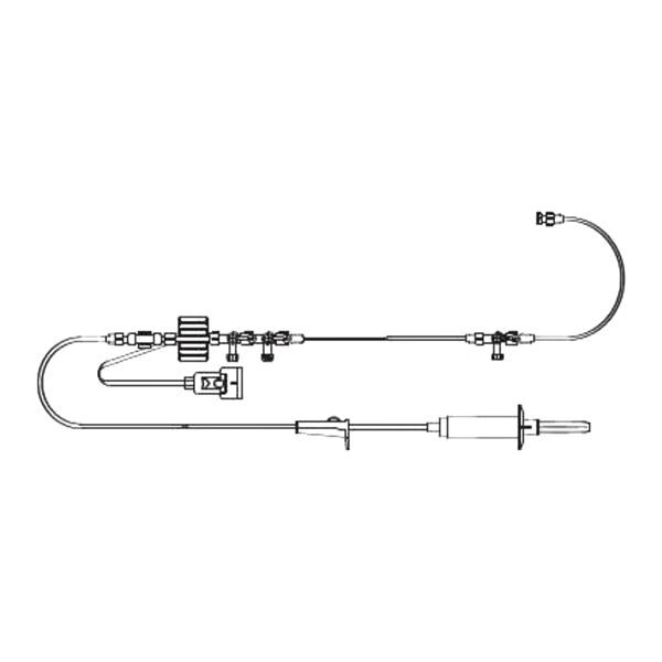 Pressure Monitoring Set 60" MicroDrip 20/Ca