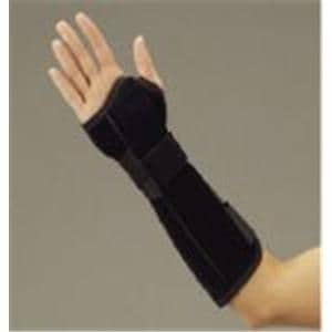 Splint Wrist/Forearm Adult Suede Leatherette 11.5" Size Medium