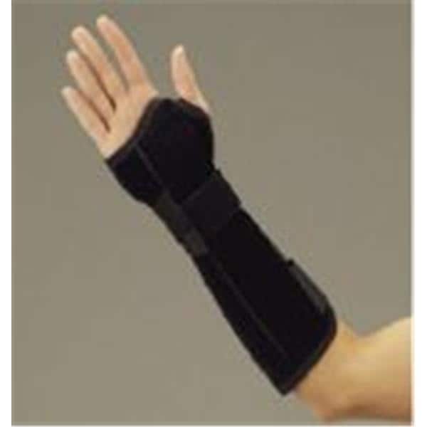 Splint Wrist/Forearm Adult Suede Leatherette 11.5" Size Medium