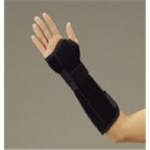 Splint Wrist/Forearm Adult Suede Leatherette 11.5" Size Small