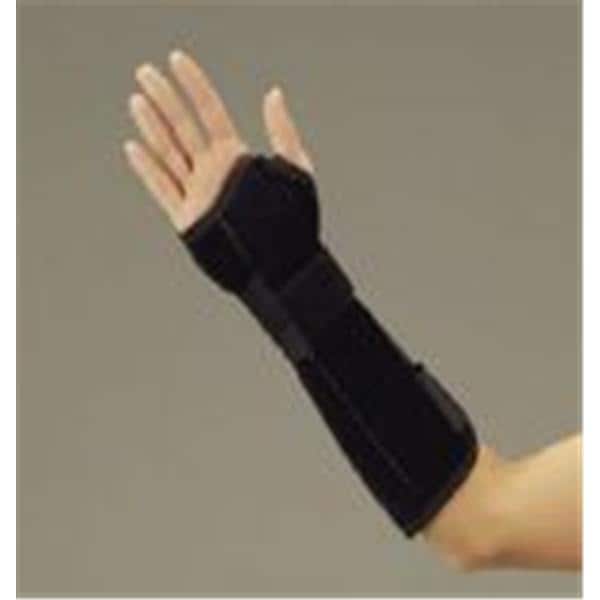 Splint Wrist/Forearm Adult Suede Leatherette 11.5" Size Small