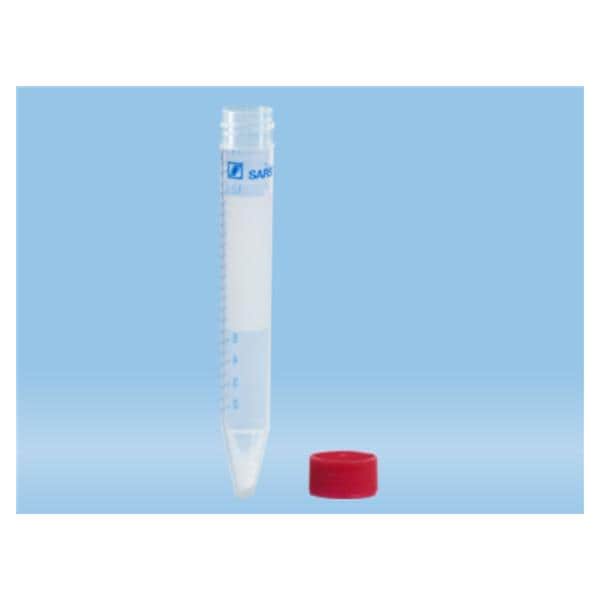 Polypropylene Test Tube 15mL Printed Graduations Clear Non-Steril...