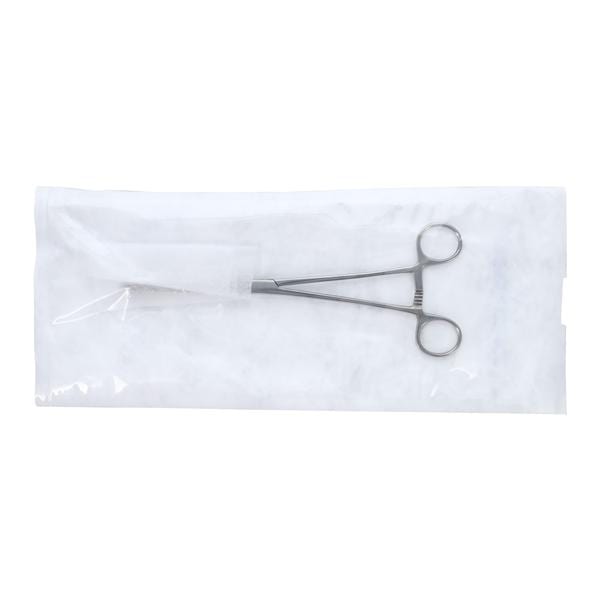 Foerster Sponge Forcep Straight 9-1/2" Stainless Steel Sterile Ea...
