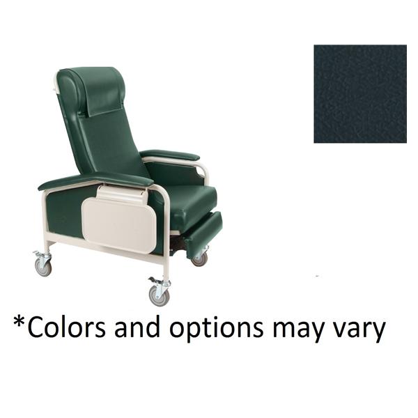 CareCliner Clinical Recliner Vinyl 275lb Capacity Black Ea