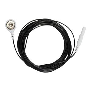 Snap Leadwire For Electrodes With 1.5mm White Touchproof Connector