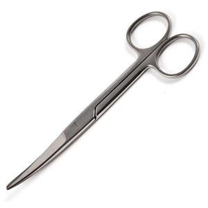 Econo Operating Scissors Curved 5-1/2" Stainless Steel Sterile Disposable 25/Bx