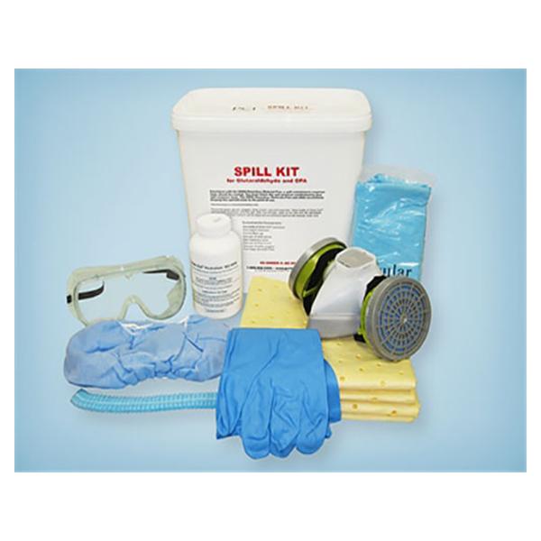 Glutaraldehyde/OPA Spill Kit <5gal Non-Sterile With Respirator/Gl...