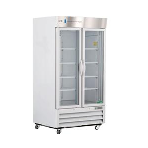 Standard Laboratory Refrigerator 36 Cu Ft 2 Glass Doors 1 to 10C Ea