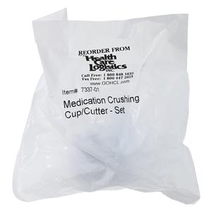 Medication Crusher Cup White Plastic Heavy Duty 1 oz Each