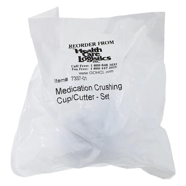 Medication Crusher Cup White Plastic Heavy Duty 1 oz Each