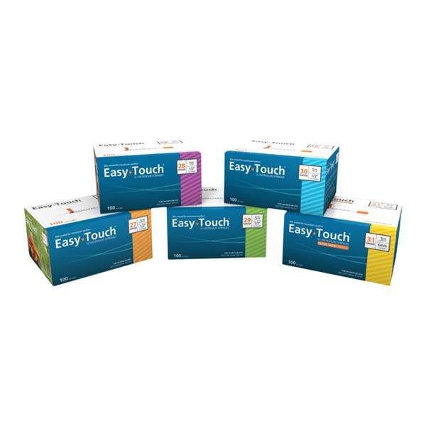 Syringe/Needle EasyTouch Insulin 29g 1/2" 1cc Conventional Tri-Be...