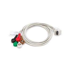 Electrocardio Cable New For H3+ 27" 3 Channel 5 Lead 3 Channel Ea...