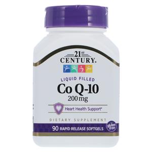 Coenzyme Q-10 Supplement Capsules 200mg 90/Bottle