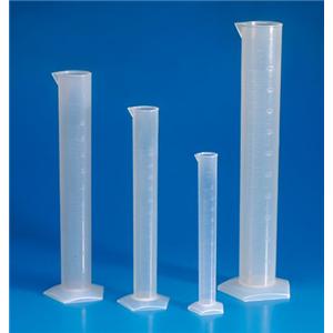 Graduated Cylinder Polypropylene Clear 2000mL 6/Ca