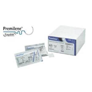 Premilene Suture 4-0 18" Polypropylene Monofilament DS-19 Blue 12/Bx