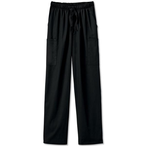 Fundamentals Scrub Pant Adult Unisex Black 65% Polyester / 35% Co...