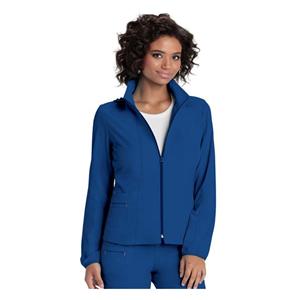 HeartSoul Warm-Up Jacket Long Set-In Sleeves Large Royal Womens Ea
