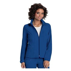 HeartSoul Warm-Up Jacket Long Set-In Sleeves Medium Royal Womens Ea