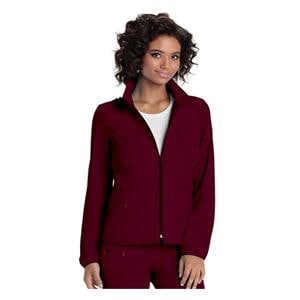 HeartSoul Warm-Up Jacket Adult Womens Wine 95% Polyester / 5% Spa...