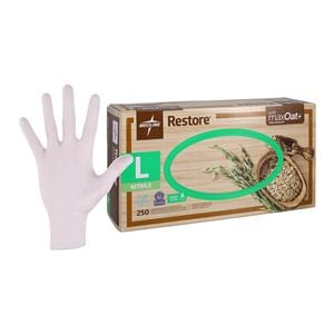 Restore Nitrile Exam Gloves Large White Non-Sterile