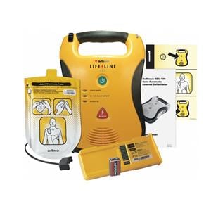 Lifeline AED Defibrillator New Black/Yellow Each