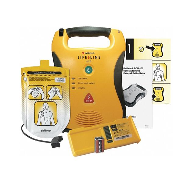 Lifeline AED Defibrillator New Black/Yellow Each