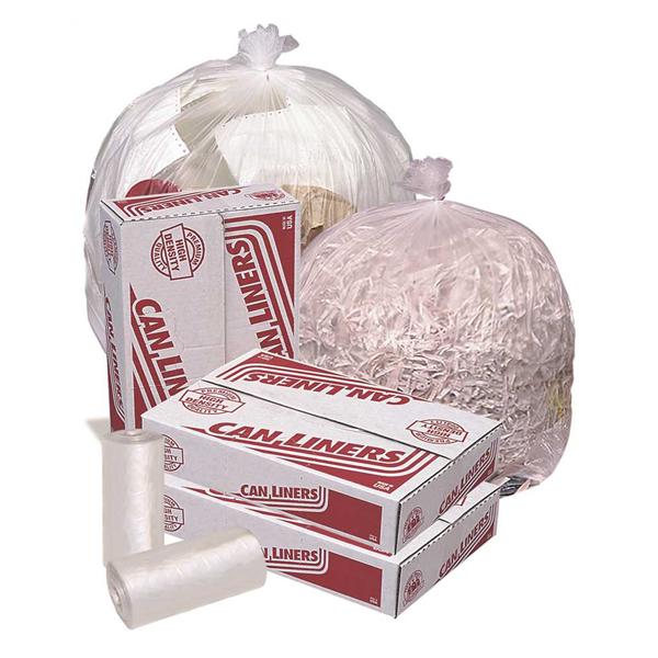 Can Liner Natural 12-16 Gallons 24x33" 1000/Case