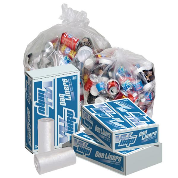 Can Liner Clear 33 Gallons 33x39" 250/Case