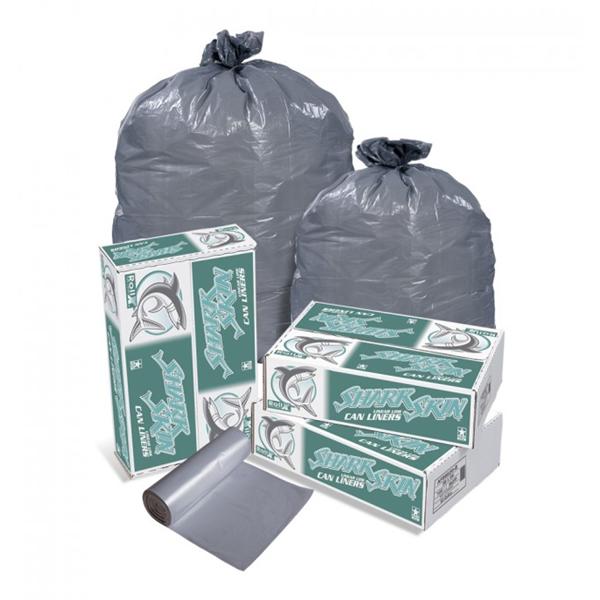 Can Liner Gray 40-45 Gallons 40x46" 100/Case