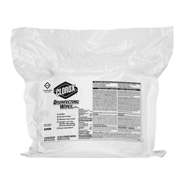 Wipes Disinfectant Clorox 7 in x 7 in 2/Package