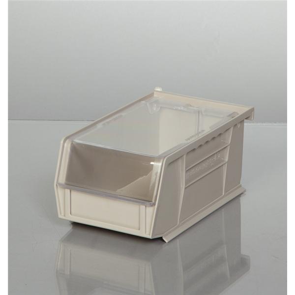 Super Tough Storage Bin Specify Color Plastic With Clear Lid/Labe...