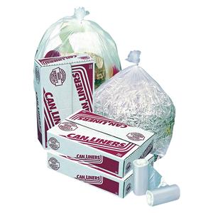 Can Liner HDPE Natural 10 Gallons 30x37" 500/Case
