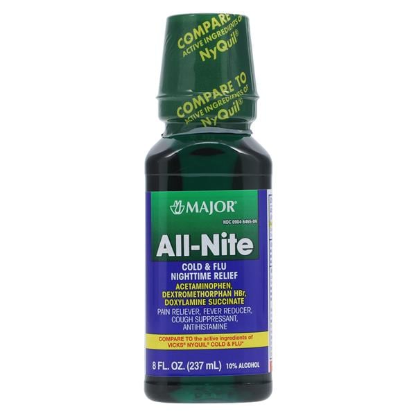 All-Nite Cold/Flu Syrup 650/30/12.5mg Original 8oz/Bottle