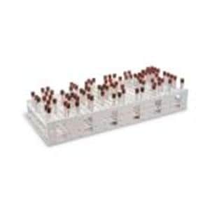 MEGA RACK Test Tube Rack Polypropylene 13.26x10.51x3.58" 16mm 120...