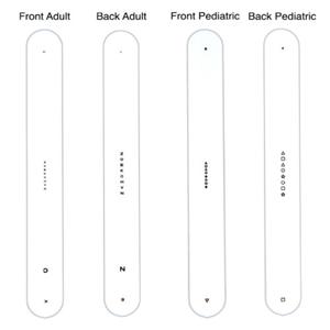 Saccade Testing Fixation Stick Detailed White For Saccade Testing...