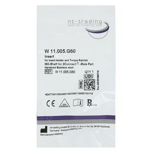 NT Trading ISO-Shaft Insert for 2-CONnect Male Part G60 EA