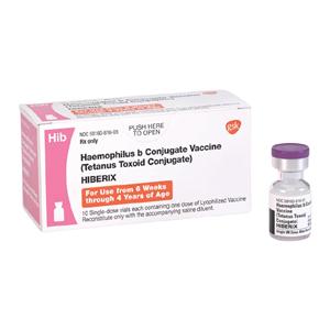 Hiberix Haemophilus B Injectable 0.5mL SDV 10/Pk