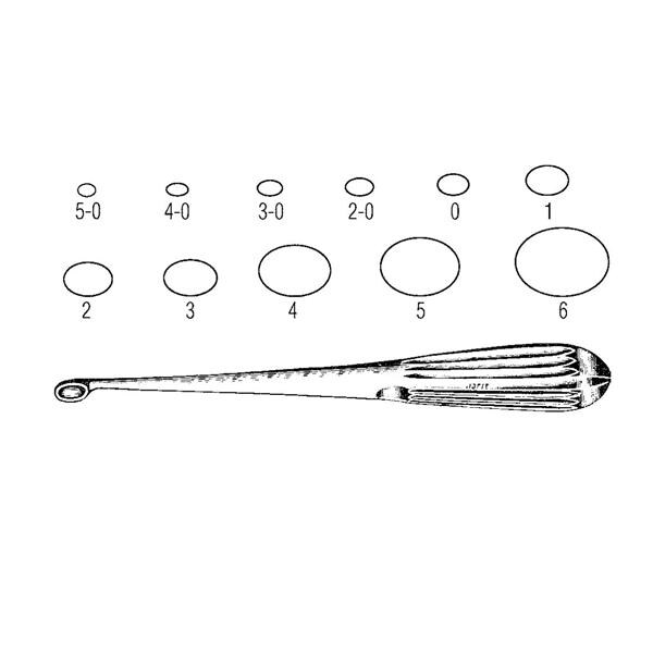 Bruns Bone Curette 9" Each