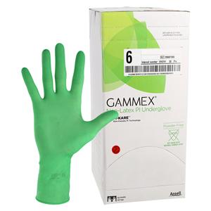 GAMMEX Non-Latex PI Underglove Polyisoprene Surgical Gloves 6 Green