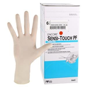 ENCORE Sensi-Touch PF Surgical Gloves 6.5 Standard Natural