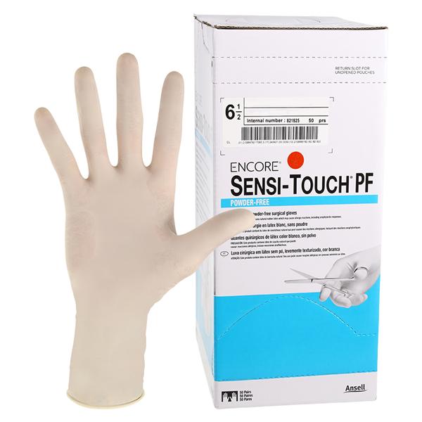 ENCORE Sensi-Touch PF Surgical Gloves 6.5 Standard Natural
