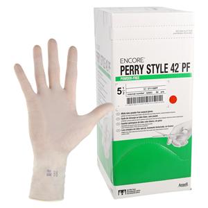 ENCORE Perry Style 42 PF Surgical Gloves 5.5 Standard Natural