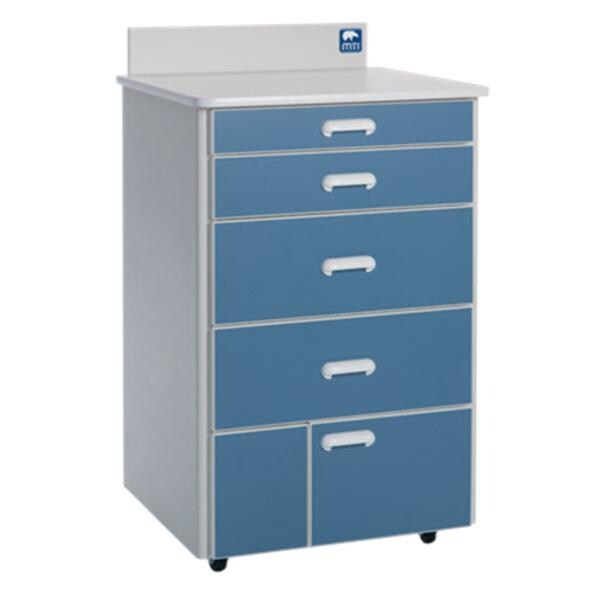 Mobile Treatment Cabinet Custom Laminate European Construction Ea