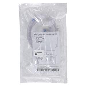 Med System III Half Set Valve Needleless 85" 2-Piece Male Luer Lock 50/Ca