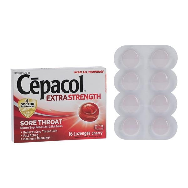Cepacol Lozenges 15/3.6mg Extra Strength 16/Package, 24 PK/CA