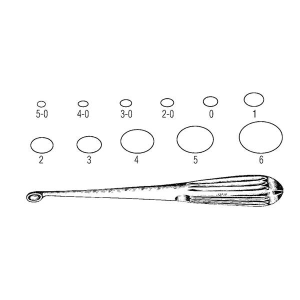 Bruns Bone Curette 7" Ea