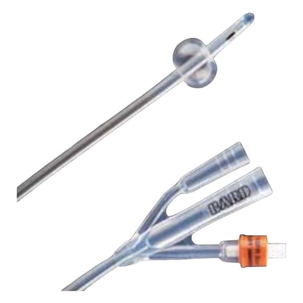 Lubri-Sil 2-Way Foley Catheter Councill Tip 100% Silicone 18Fr