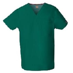 Dickies Scrub Shirt Adult Hunter Green 83706 Small Each